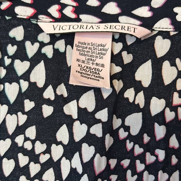 Victoria’s Secret pajamas new, never worn/washed pretty heart design size XL - Picture 2 of 5